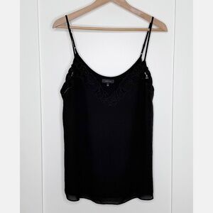 Aritzia Babaton Camisole with Delicate Lace Detail in Black